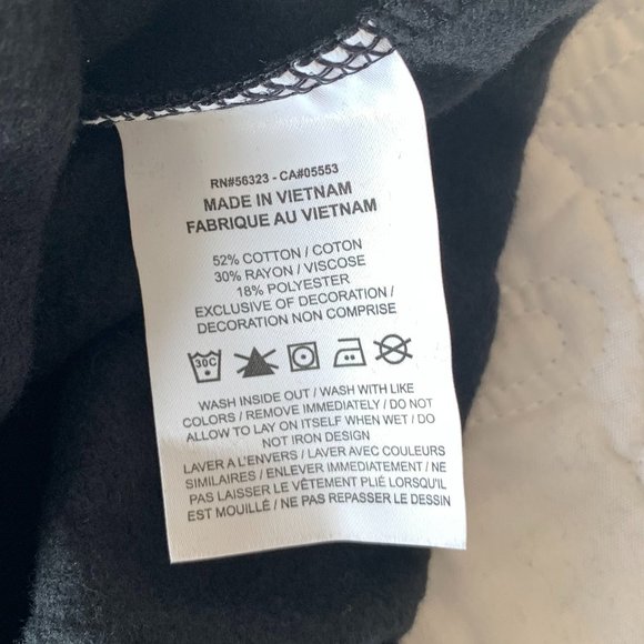 NIKE Sweatshirt, Black, Size: XS - Picture 9 of 9